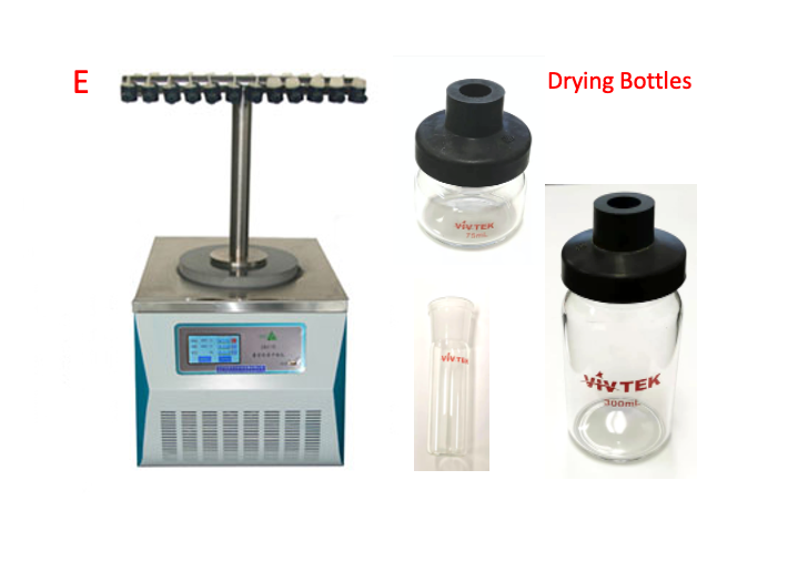 Freeze Dryer Benchtop 3kg/day -55 °C or -80 °C