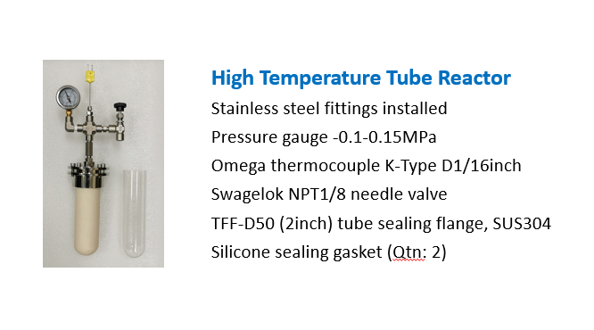 High Temperature Tube Reactor 1000&