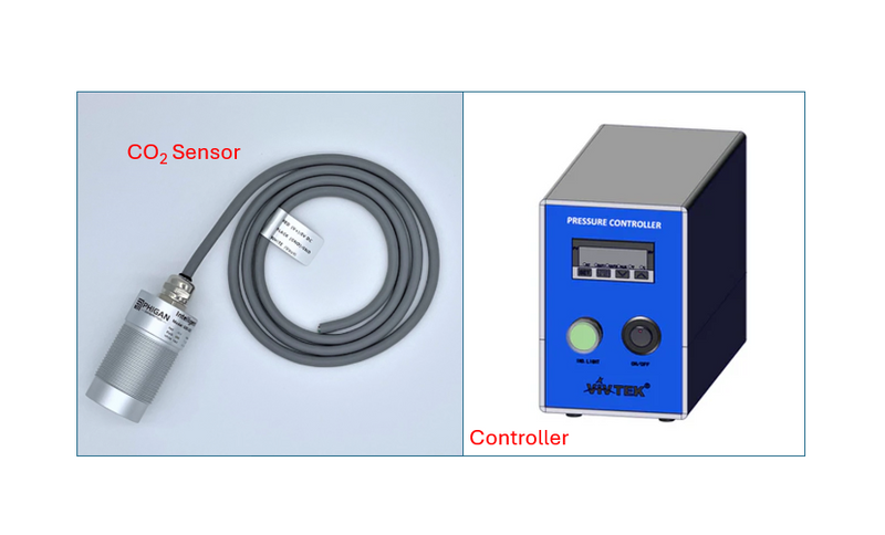Testing Chamber: Temp 0 ~ 85 °C Humidity 20-99.9% CO2 0-20%