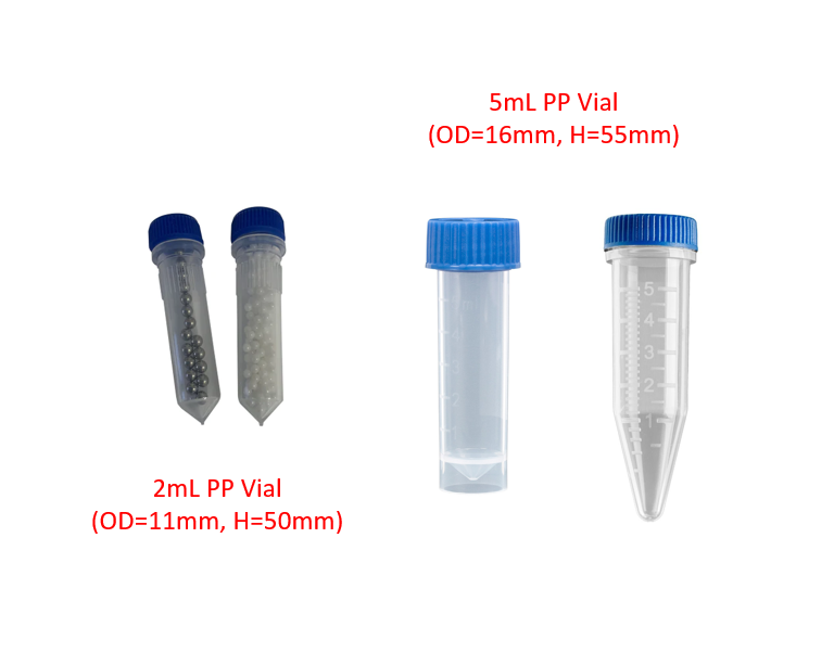 High-Energy Mini Grinder and Mixer 2-50mL