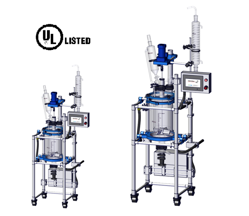 Jacketed Glass Reactors 1-100L (UL/cUL certified)