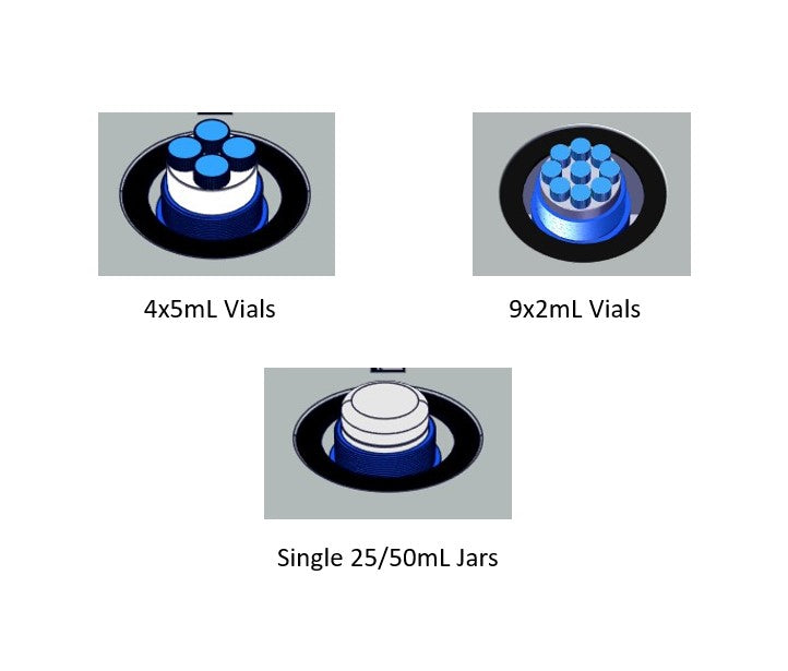 High-Energy Mini Grinder and Mixer 2-50mL